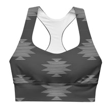 Load image into Gallery viewer, Silver Back Longline sports bra