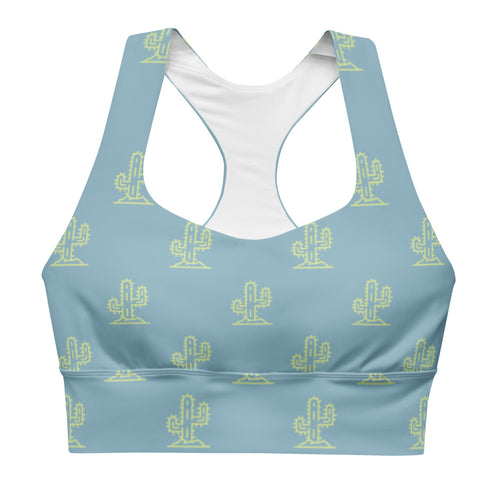 Cactus Cutie Longline sports bra