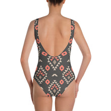 Load image into Gallery viewer, Pink Aztec One-Piece Swimsuit