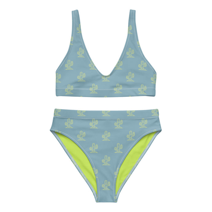 Cactus Cutie high-waisted bikini