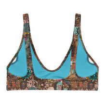 Load image into Gallery viewer, Western Turquoise Junkie padded bikini top