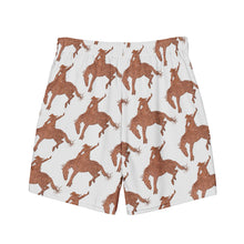 Load image into Gallery viewer, Tooled Bronc swim trunks