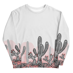 Pink Cactus Unisex Sweatshirt