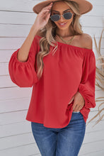 Load image into Gallery viewer, Off-Shoulder Balloon Sleeve Top