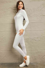 Load image into Gallery viewer, Zenana Friend in Me Full Size Mock Neck Top and Leggings Set