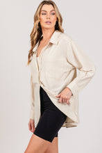 Load image into Gallery viewer, SAGE + FIG Striped Button Up Long Sleeve Shirt