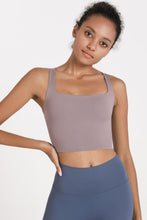Load image into Gallery viewer, Crisscross Open Back Cropped Sports Cami