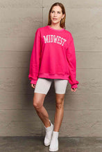 Load image into Gallery viewer, Simply Love Full Size MIDWEST Graphic Sweatshirt