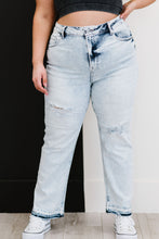 Load image into Gallery viewer, RISEN Full Size Stella Acid Wash Distressed Straight Jeans