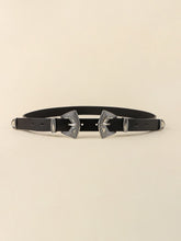 Load image into Gallery viewer, Double Buckle PU Leather Belt