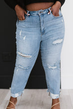 Load image into Gallery viewer, RISEN Taking It Easy Full Size Run Distressed Straight Leg Jeans