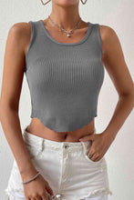 Load image into Gallery viewer, Ribbed Round Neck Sleeveless Knit Top