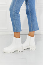 Load image into Gallery viewer, MMShoes What It Takes Lug Sole Chelsea Boots in White