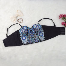 Load image into Gallery viewer, Beaded Floral Spaghetti Strap Bustier
