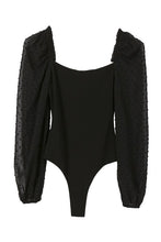 Load image into Gallery viewer, Adeline shirring sleeve bodysuit