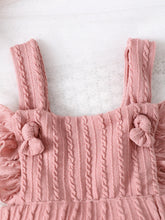 Load image into Gallery viewer, Baby Girl Textured Ruffled Bodysuit