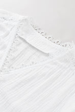 Load image into Gallery viewer, Spliced Lace High-Low Blouse