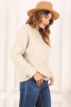 Load image into Gallery viewer, Rozlin Oversize cable sweater