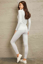 Load image into Gallery viewer, Zenana Friend in Me Full Size Mock Neck Top and Leggings Set