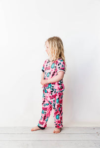 Kids Girl Howdy Pink Pajama Set