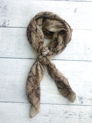 Snake Print Wild Rag