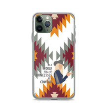 Load image into Gallery viewer, Be A Cowgirl (Blonde) iPhone Case