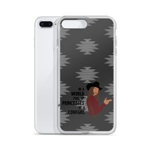 Be A Cowgirl (Brunette) iPhone Case