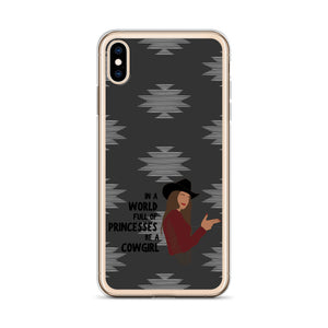 Be A Cowgirl (Brunette) iPhone Case