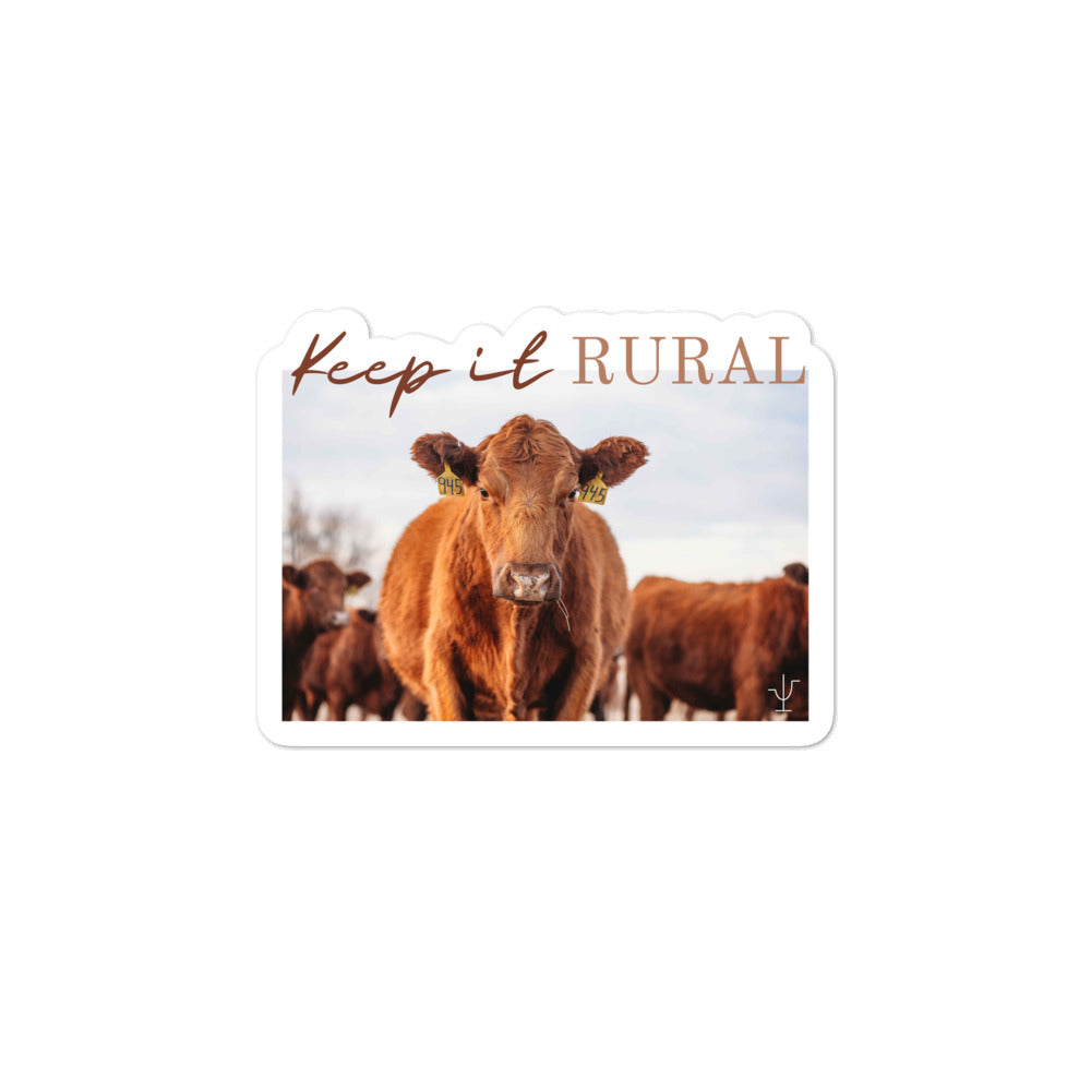 Keeping It Rural Decal