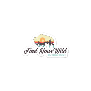 Find Your Wild Sticker