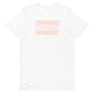 Cowgirls Support Cowgirls Tee