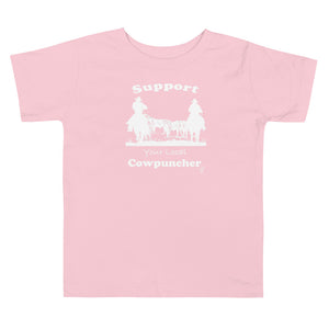 Support Your Local Cowpuncher Toddler Tee