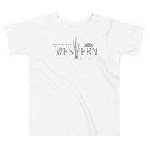 Load image into Gallery viewer, It&#39;s About To Get Western Toddler T-Shirt