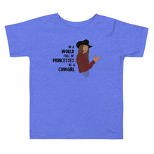 Load image into Gallery viewer, Be A Cowgirl (Brunette) Toddler Short Sleeve Tee