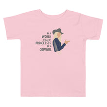 Load image into Gallery viewer, Be A Cowgirl (Blonde) Toddler Short Sleeve Tee