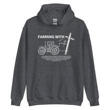Load image into Gallery viewer, Farming With Faith Bible Verse Unisex Hoodie