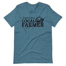 Load image into Gallery viewer, Cursive Support Farmers Unisex t-shirt