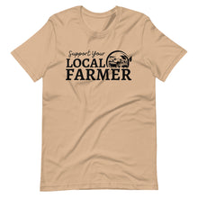 Load image into Gallery viewer, Cursive Support Farmers Unisex t-shirt