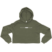 Load image into Gallery viewer, Faith Over Fear Cropped Hoodie