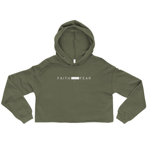 Faith Over Fear Cropped Hoodie