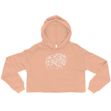 Load image into Gallery viewer, Space Bison Cropped Hoodie