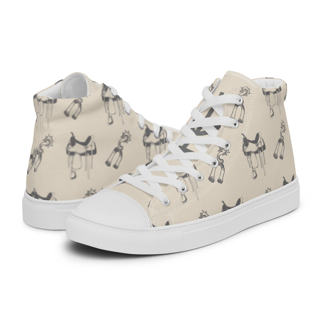 TCB S&S high top canvas shoes