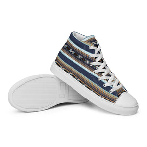 TCB Bastro high top canvas shoes