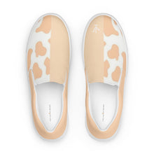 Load image into Gallery viewer, TCB Orange Cow slip on shoes